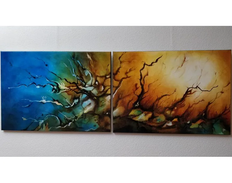 Stramien II [nr.20] 2-luik 142x50cm